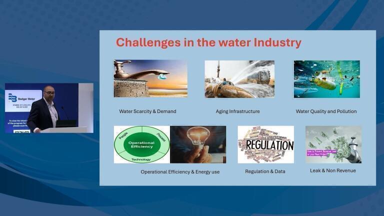 What problems can AI and IoT solve in the water industry?